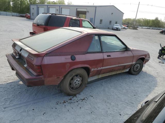 Photo 3 from auction – 1985 DODGE SHELBY CHA with VIN 1B3BZ64E5FD180778