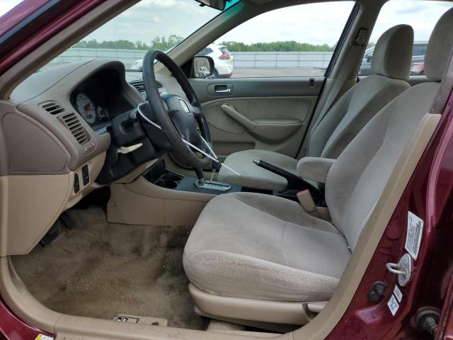Photo 7 from auction – 2002 HONDA CIVIC LX with VIN 2HGES16672H588447