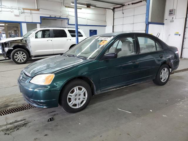 HONDA CIVIC LX 2001 with VIN 2HGES16571H584890 - Photo from auction