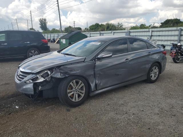 HYUNDAI SONATA GLS 2014 with VIN 5NPEB4AC0EH857347 - Photo from auction