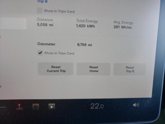 Photo 9 from auction – 2021 TESLA MODEL Y with VIN 5YJYGDEE1MF094598