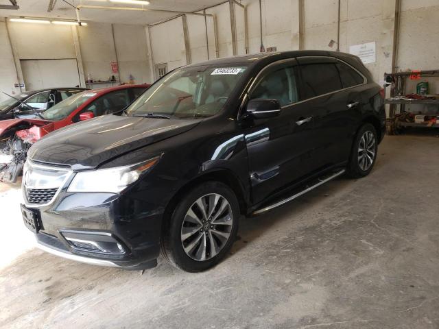 ACURA MDX TECHNO 2016 with VIN 5FRYD4H4XGB022703 - Photo from auction