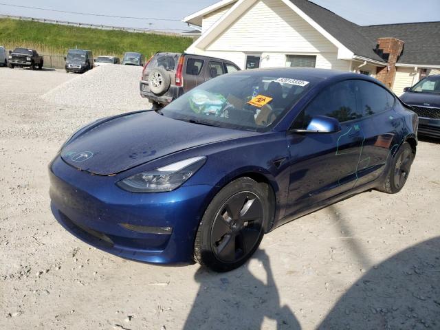TESLA MODEL 3 2021 with VIN 5YJ3E1EB2MF973872 - Photo from auction
