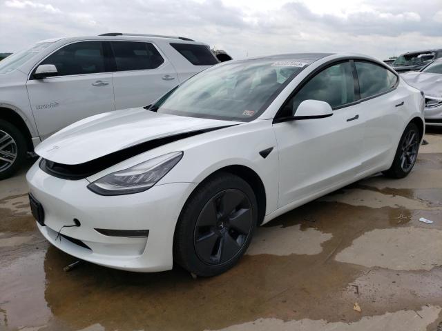 TESLA MODEL 3 2021 with VIN 5YJ3E1EAXMF837075 - Photo from auction
