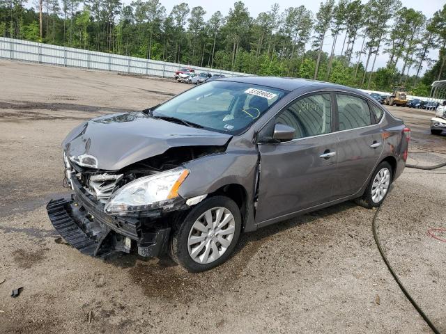 NISSAN SENTRA S 2015 with VIN 3N1AB7APXFL636006 - Photo from auction
