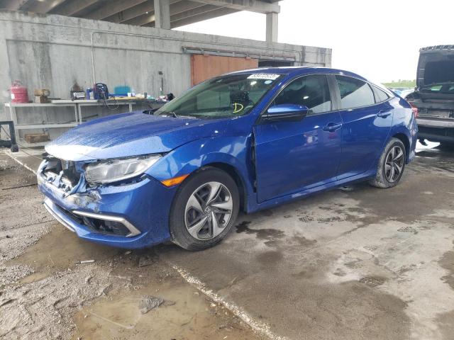 HONDA CIVIC LX 2019 with VIN 19XFC2F63KE038728 - Photo from auction