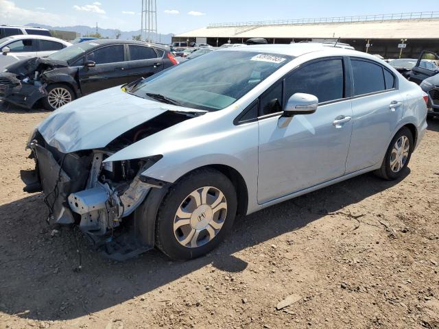 HONDA CIVIC HYBR 2012 with VIN JHMFB4F21CS009446 - Photo from auction