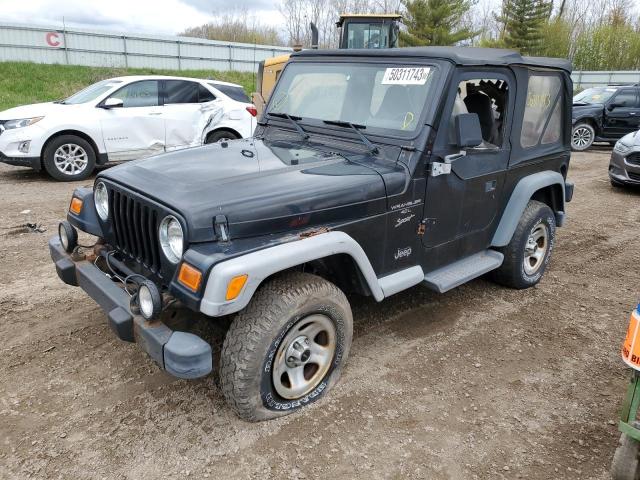 JEEP WRANGLER / 2001 with VIN 1J4FA49S11P358150 - Photo from auction