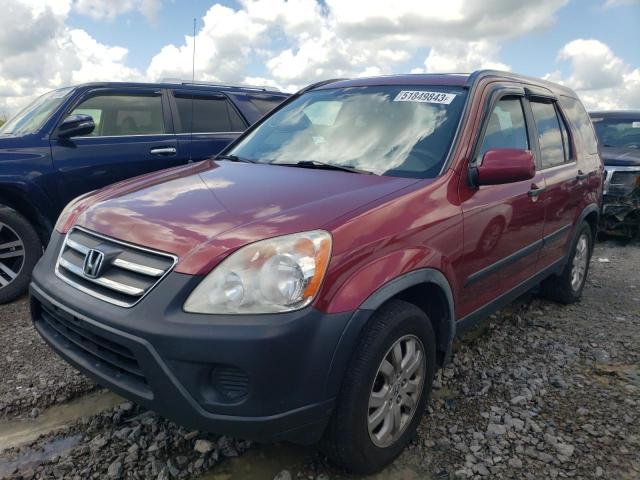 HONDA CR-V EX 2005 with VIN JHLRD78835C028186 - Photo from auction