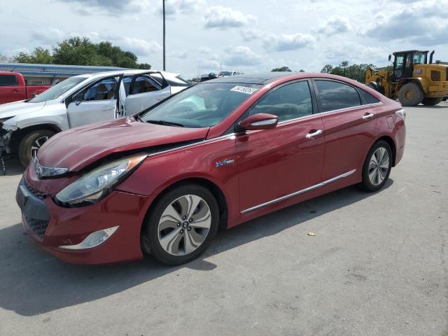 HYUNDAI SONATA HYB 2015 with VIN KMHEC4A42FA129040 - Photo from auction