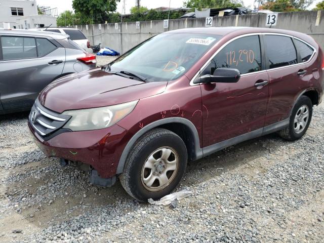 HONDA CR-V LX 2012 with VIN 5J6RM3H3XCL018577 - Photo from auction