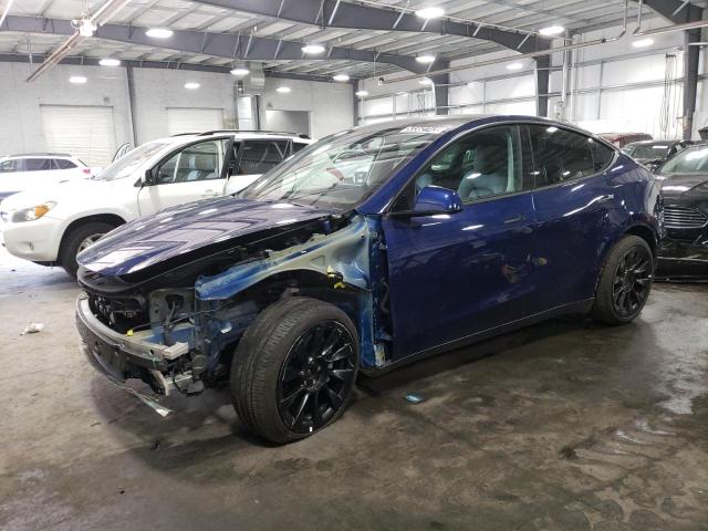TESLA MODEL Y 2022 with VIN 7SAYGDEE2NF386250 - Photo from auction