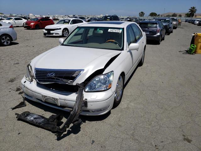 LEXUS LS 430 2004 with VIN JTHBN36F340135548 - Photo from auction