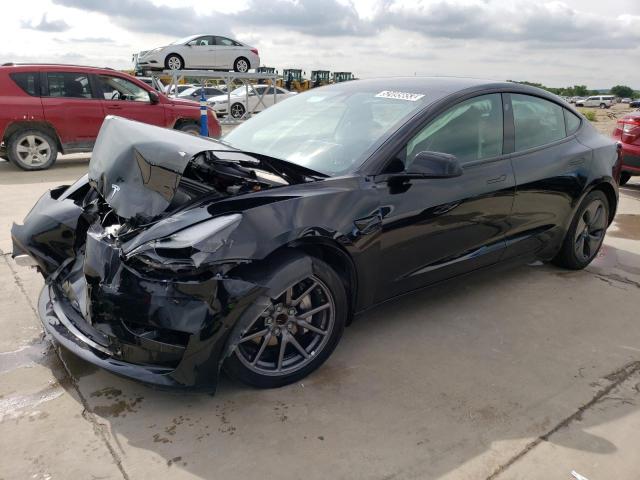 TESLA MODEL 3 2021 with VIN 5YJ3E1EA0MF087170 - Photo from auction