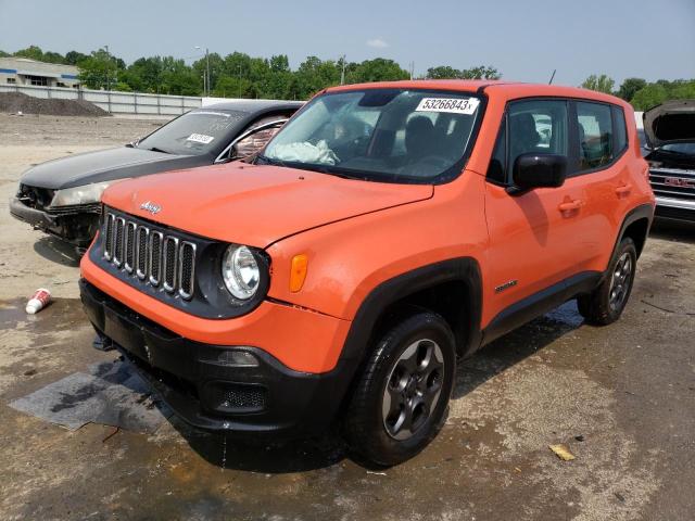 JEEP RENEGADE S 2016 with VIN ZACCJBAT9GPC82500 - Photo from auction