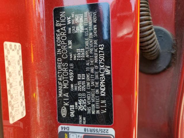 Photo 14 from auction – 2019 KIA SPORTAGE E with VIN KNDPN3AC1K7501743