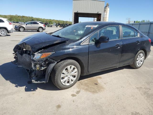 HONDA CIVIC LX 2012 with VIN 19XFB2F57CE034256 - Photo from auction