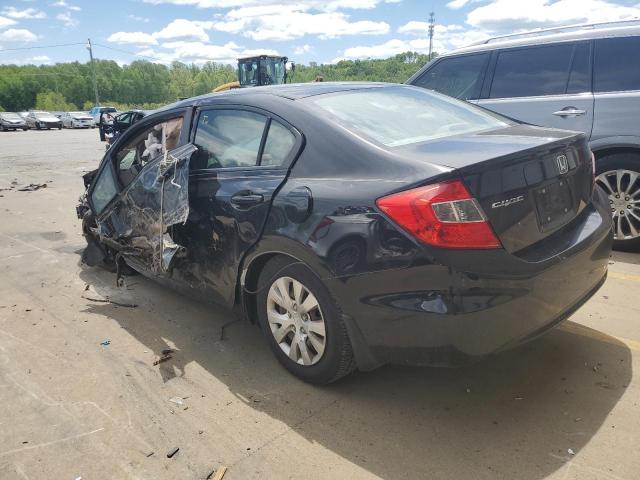 Photo 2 from auction – 2012 HONDA CIVIC LX with VIN 19XFB2F52CE078844