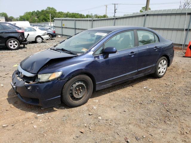 HONDA CIVIC LX 2009 with VIN 19XFA16589E003510 - Photo from auction
