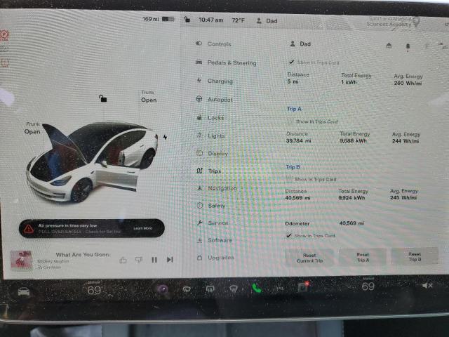 Photo 9 from auction – 2021 TESLA MODEL 3 with VIN 5YJ3E1EB6MF862211
