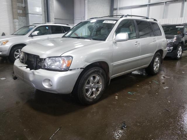 TOYOTA HIGHLANDER 2007 with VIN JTEGP21A470144282 - Photo from auction