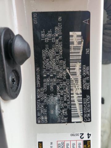 Photo 14 from auction – 2010 TOYOTA 4RUNNER SR with VIN JTEBU5JR0A5032423