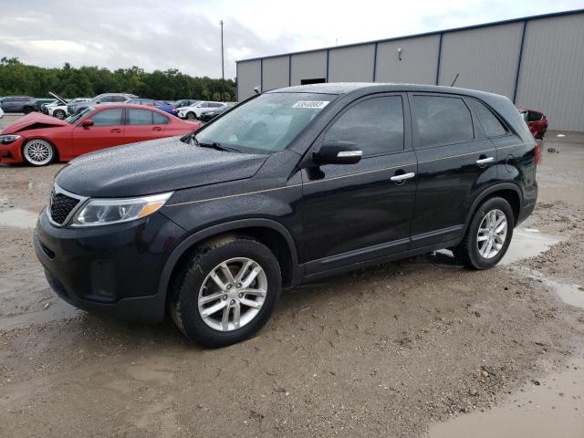 KIA SORENTO LX 2014 with VIN 5XYKT4A63EG425501 - Photo from auction