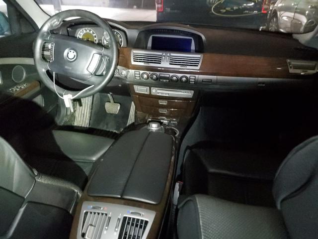Photo 8 from auction – 2007 BMW 750 with VIN WBAHN83567DT65809