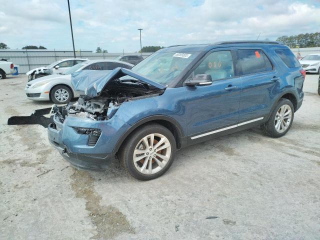 FORD EXPLORER X 2018 with VIN 1FM5K7D89JGA36153 - Photo from auction