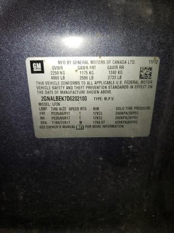 Photo 14 from auction – 2013 CHEVROLET EQUINOX LS with VIN 2GNALBEK7D6202100