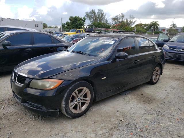 BMW 328 I 2008 with VIN WBAVA33588K053022 - Photo from auction