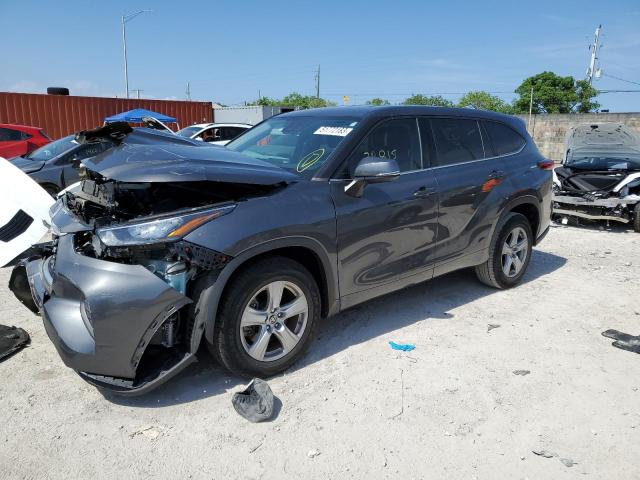 TOYOTA HIGHLANDER 2020 with VIN 5TDCZRAH9LS003685 - Photo from auction