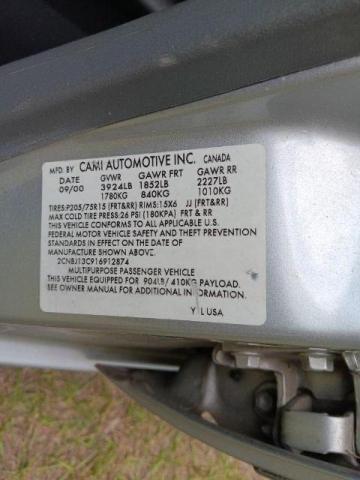 Photo 10 from auction – 2001 CHEVROLET TRACKER with VIN 2CNBJ13C916912874