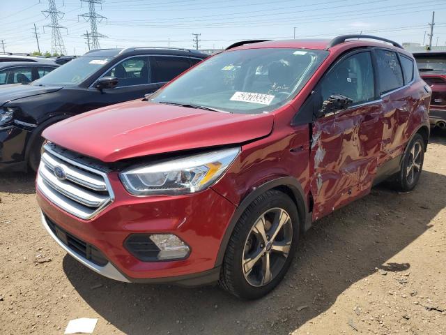 FORD ESCAPE SEL 2018 with VIN 1FMCU0HD2JUA65043 - Photo from auction