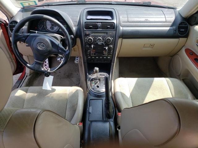 Photo 8 from auction – 2001 LEXUS IS 300 with VIN JTHBD182910009787