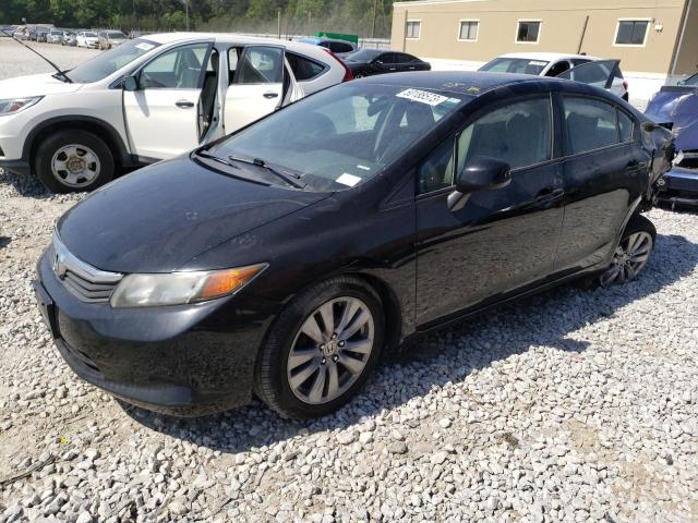 HONDA CIVIC LX 2012 with VIN 19XFB2F56CE360789 - Photo from auction