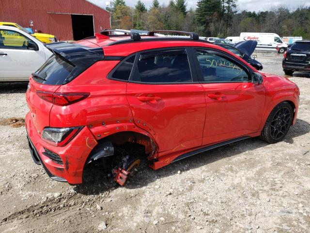 Photo 3 from auction – 2022 HYUNDAI KONA N BAS with VIN KM8KH3AC3NU005281