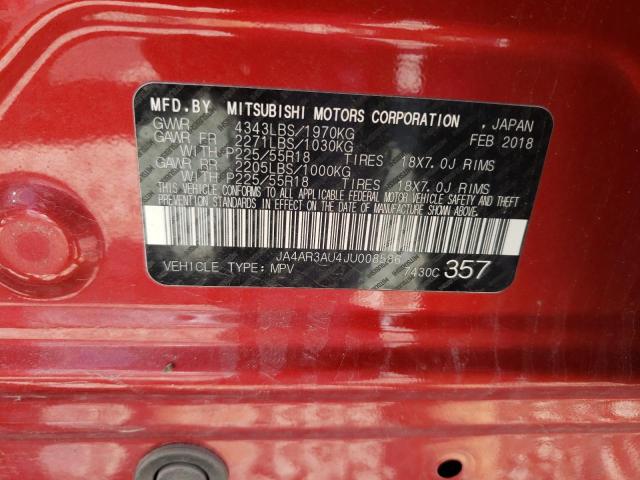 Photo 14 from auction – 2018 MITSUBISHI OUTLANDER with VIN JA4AR3AU4JU008586