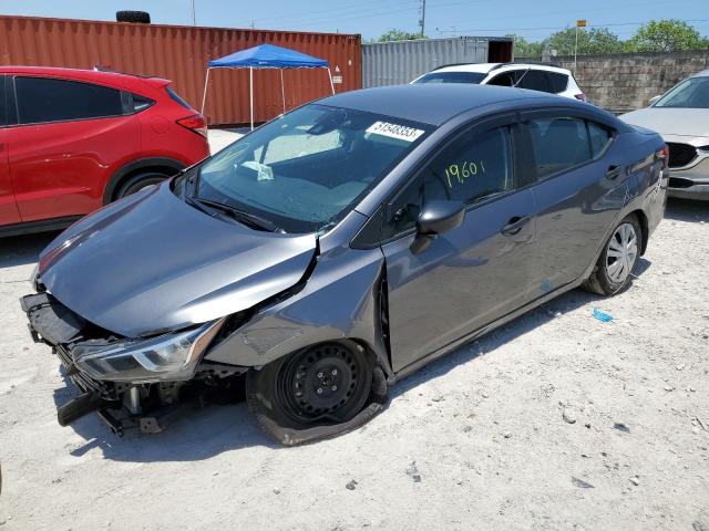 NISSAN VERSA S 2021 with VIN 3N1CN8BV0ML856657 - Photo from auction