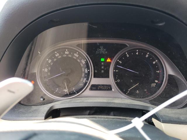 Photo 9 from auction – 2008 LEXUS IS 250 with VIN JTHBK262585072476