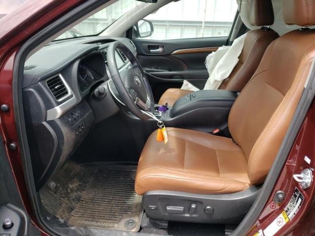Photo 7 from auction – 2017 TOYOTA HIGHLANDER with VIN 5TDDZRFH5HS434514