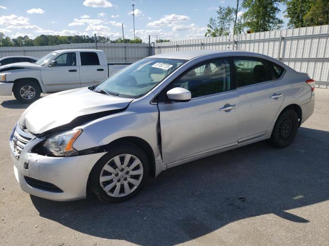 NISSAN SENTRA S 2015 with VIN 3N1AB7AP3FL644450 - Photo from auction