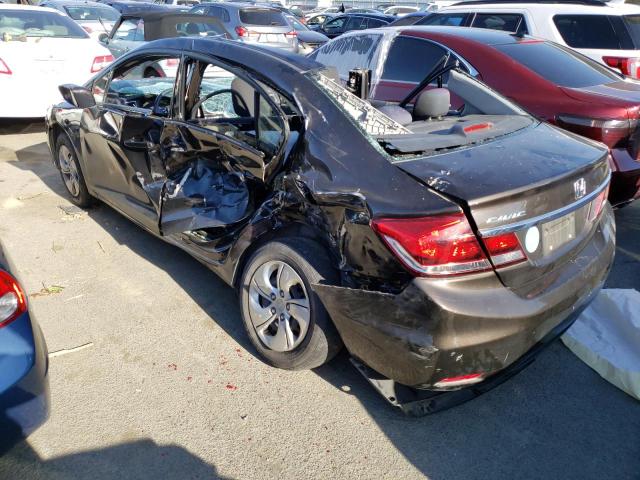 Photo 2 from auction – 2014 HONDA CIVIC LX with VIN 2HGFB2F51EH506704