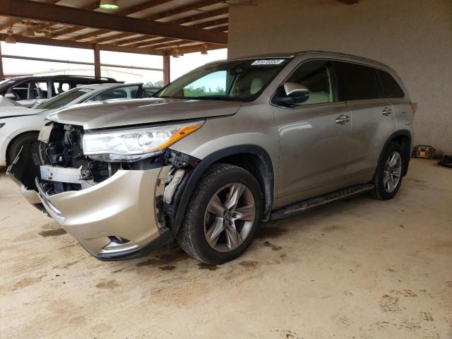TOYOTA HIGHLANDER 2016 with VIN 5TDDKRFH2GS258332 - Photo from auction