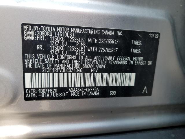 Photo 14 from auction – 2020 TOYOTA RAV4 LE with VIN 2T3F1RFV3LC071046
