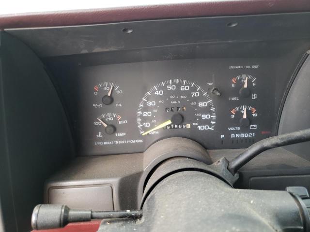 Photo 9 from auction – 1995 CHEVROLET ASTRO with VIN 1GCDM19W5SB177878