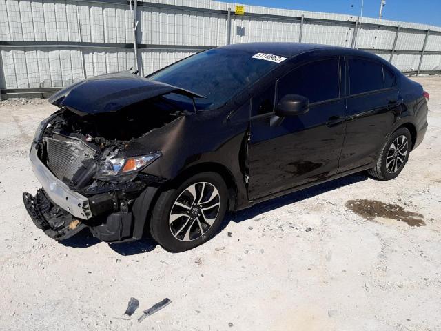 HONDA CIVIC LX 2013 with VIN 19XFB2F58DE017127 - Photo from auction