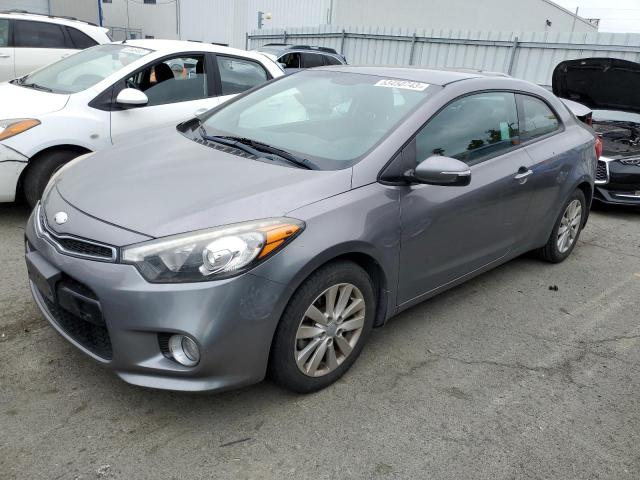 KIA FORTE EX 2014 with VIN KNAFX6A86E5230582 - Photo from auction