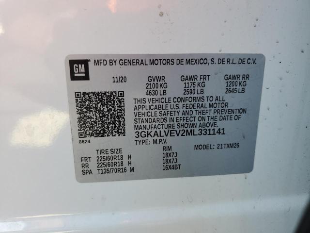 Photo 14 from auction – 2021 GMC TERRAIN SL with VIN 3GKALVEV2ML331141