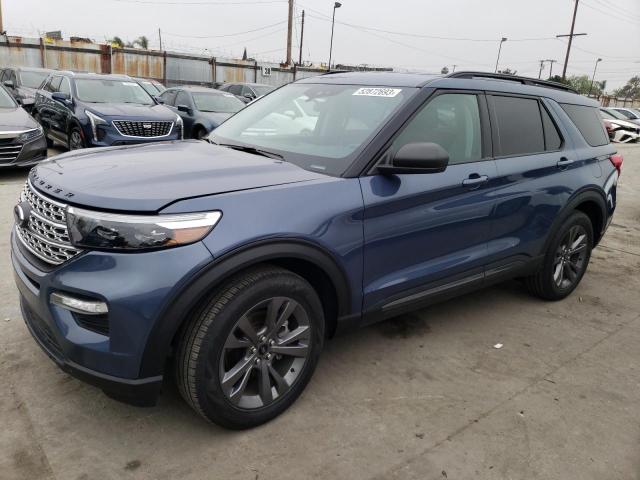 FORD EXPLORER X 2021 with VIN 1FMSK7DH8MGB33156 - Photo from auction